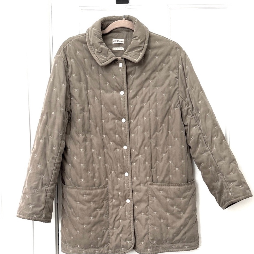 Hermes Vintage quilted Paddock Jacket - Picture 3 of 9